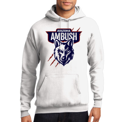 Adult White Hoodie  Thumbnail