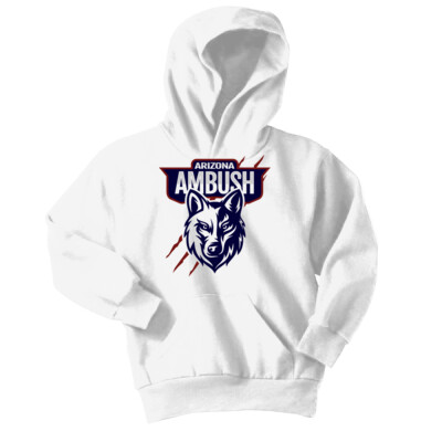 Youth White Hoodie  Thumbnail